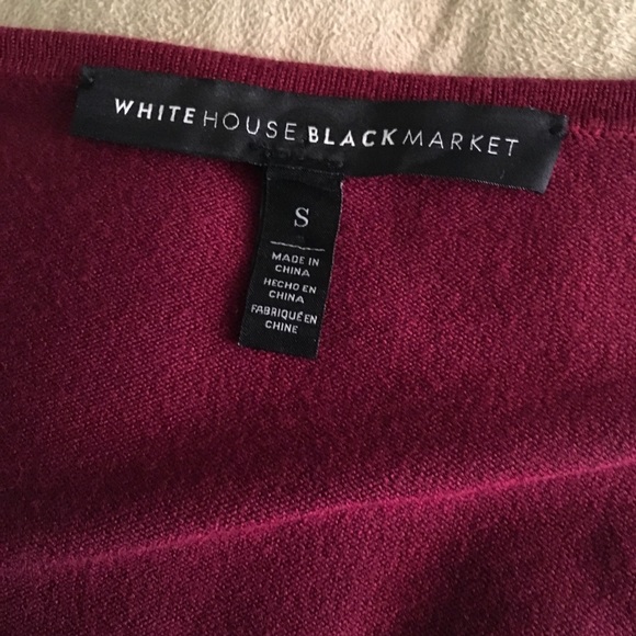WHBM Lacey Bell Sleeve Top - Picture 7 of 8